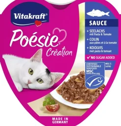 Vitakraft Poésie Création koolvis, pasta & tomatensaus 85g
