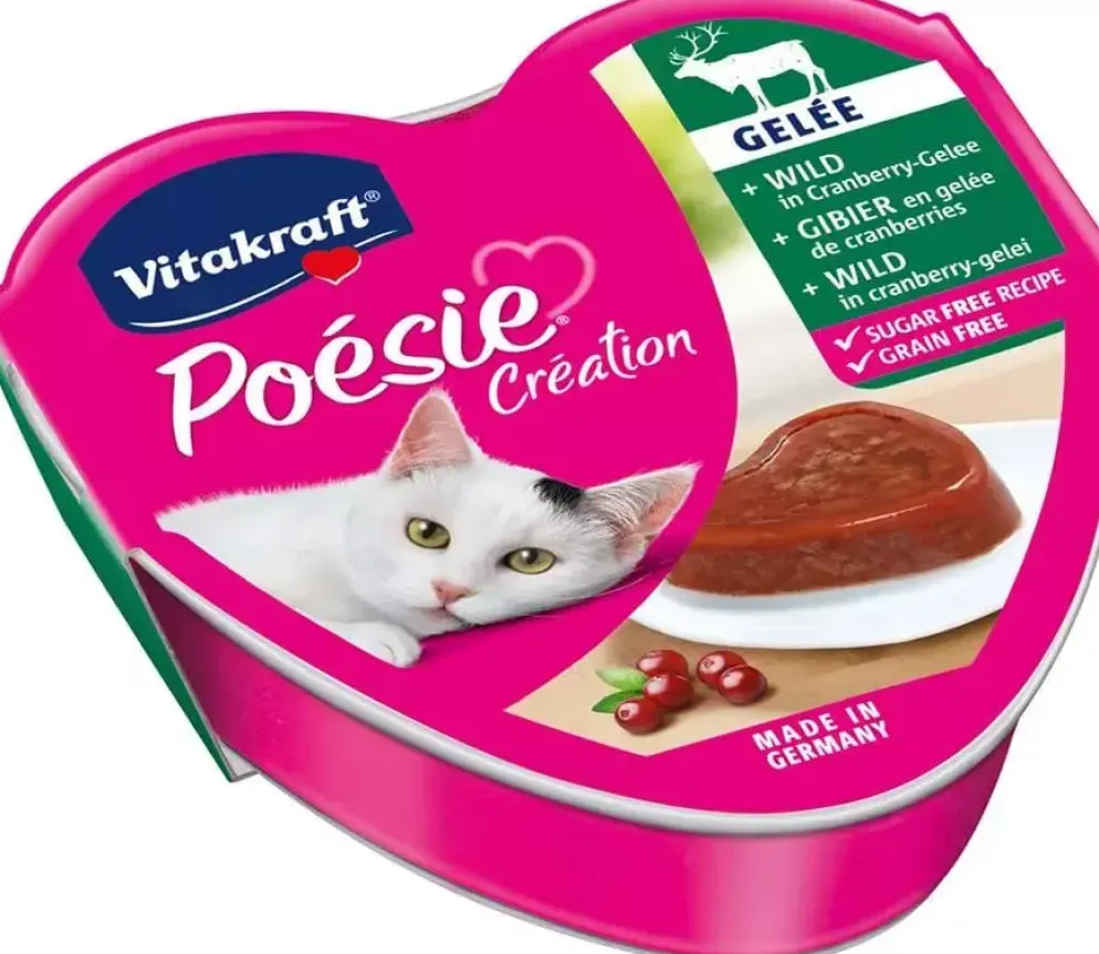 Vitakraft Poésie Création wild & cranberry in gelei 85g