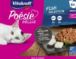 Vitakraft Poésie Délice multipack vis in saus 6 x 85g