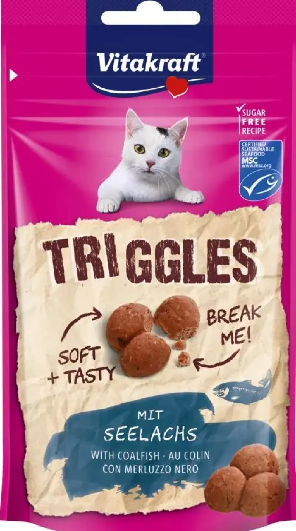 Vitakraft Triggles koolvis MSC 40g