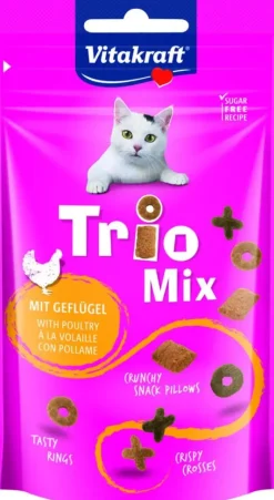 Vitakraft Trio Mix gevogelte 60g