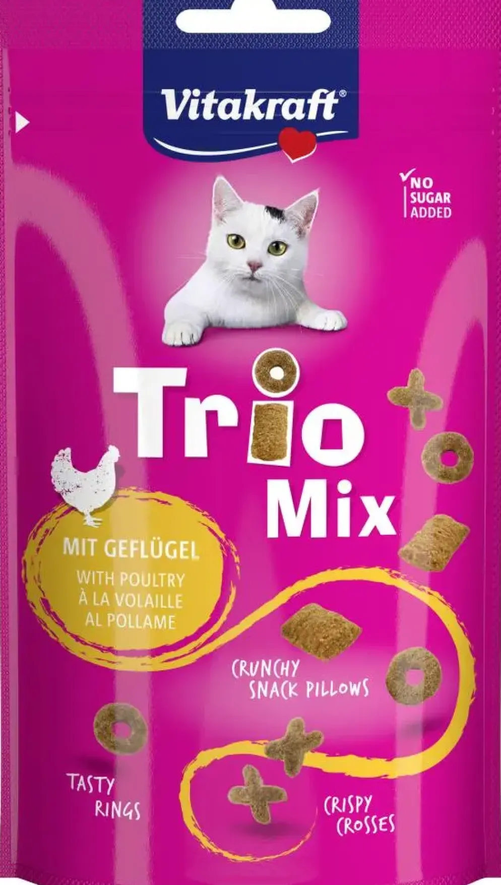 Vitakraft Trio Mix gevogelte 60g