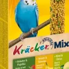 Vitakraft Trio Mix kruiden/paprika-sesam/banaan-kiwi/citruskräcker parkiet, 3in1. (10)