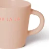 Vondels espressokop keramiek oh la la 5.5x7.5cm beige