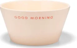 Vondels kom keramiek good morning 14x7cm camel