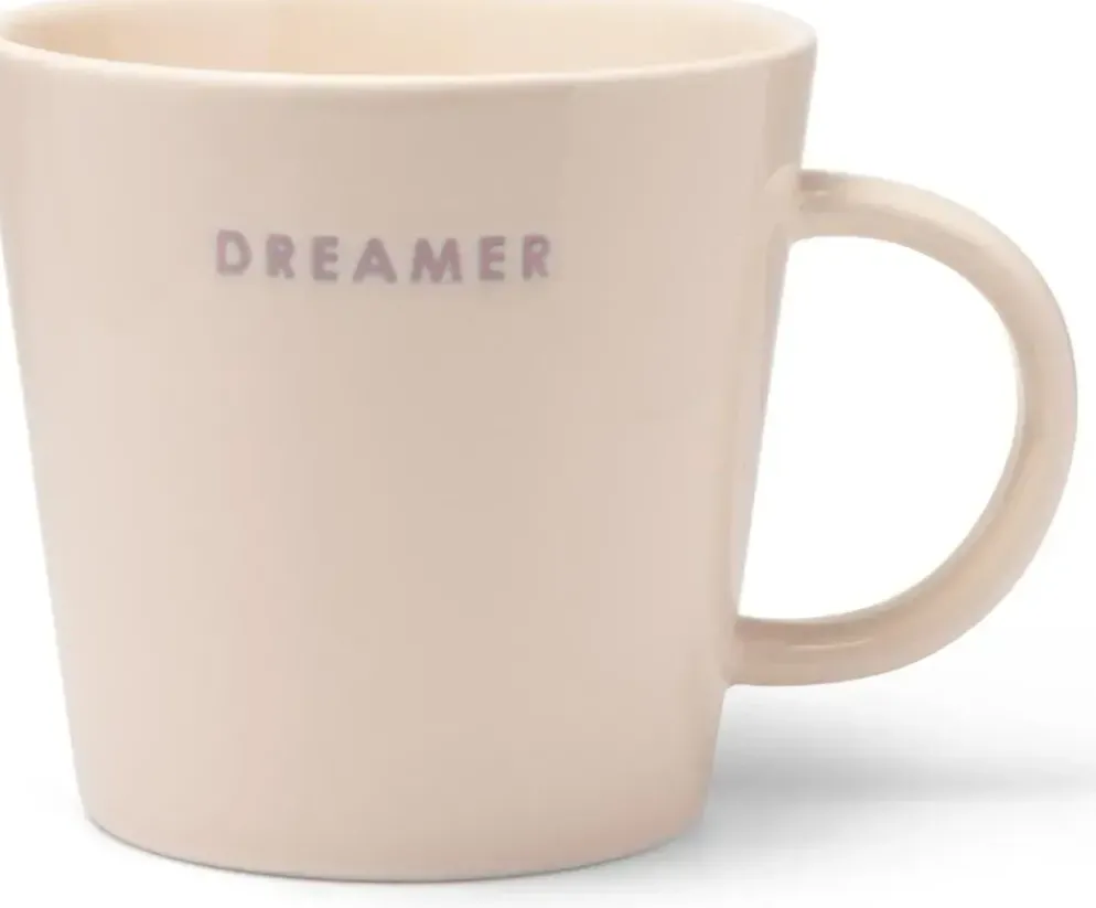 Vondels theekop keramiek dreamer 10x11cm ecru