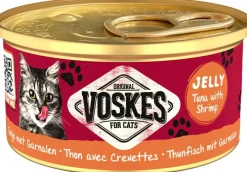 Voskes kattenvoer in gelei tonijn & garnalen 85g