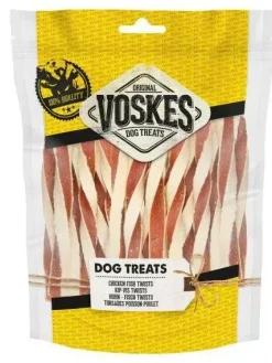 Voskes Twists kip & vis 100g