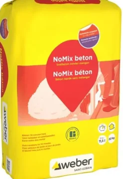 Weber Beamix NoMix Beton snelbeton zonder Mengen – 20 kg
