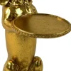 Werner Voss ornament polyresin, steen hond 27x17.5x39cm goud