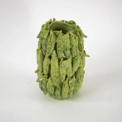 Werner Voss vaas keramiek erwt 21x21x31cm groen