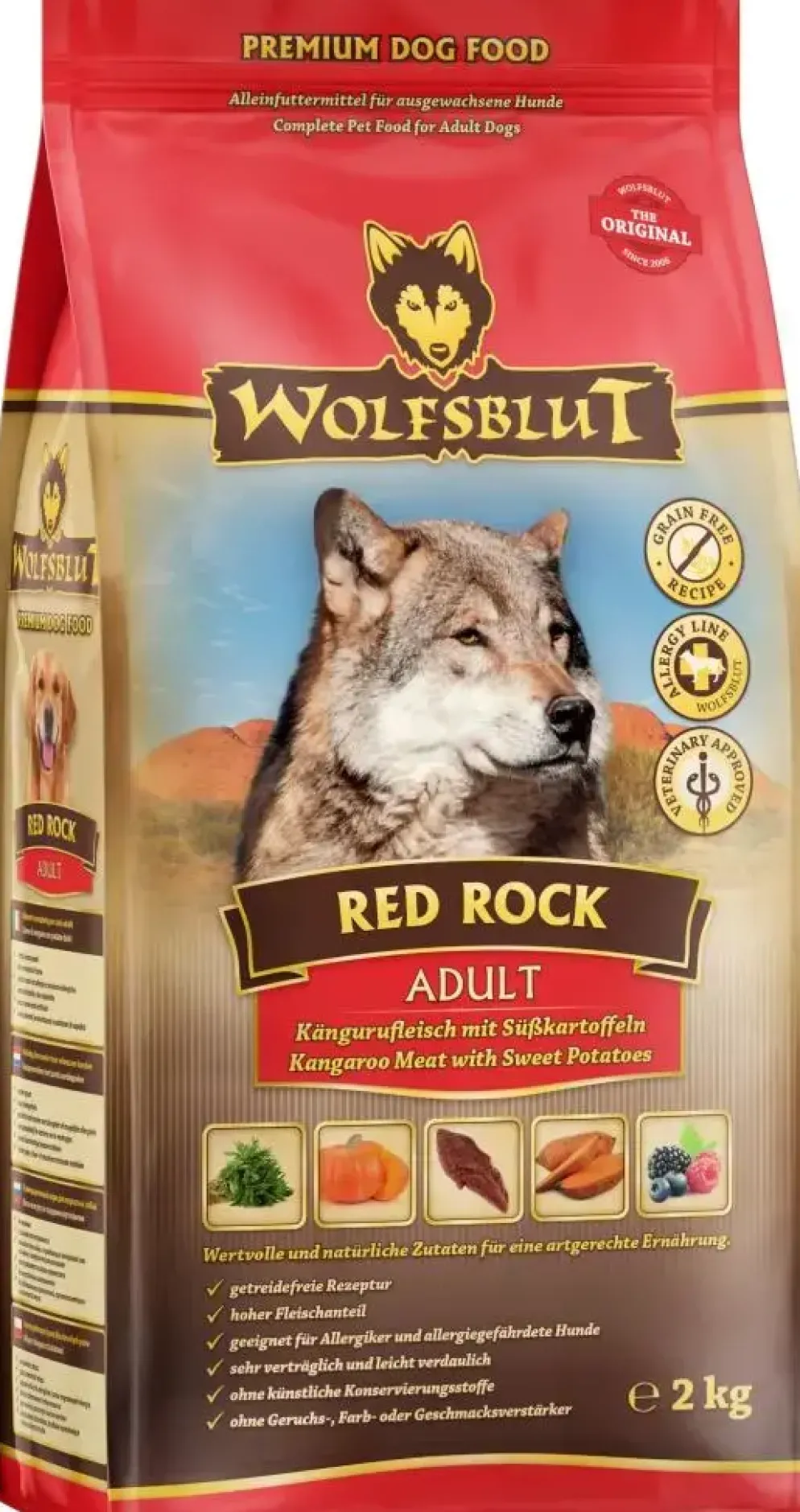 Wolfsblut adult red rock 2kg