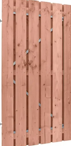 Woodvision Douglas Fijnbezaagde Plankendeur op Verstelbaar Stalen Frame – 100 x 195 cm – Onbehandeld