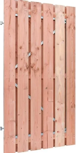 Woodvision Douglas Fijnbezaagde Plankendeur op Verstelbaar Stalen Frame – 100 x 195 cm – Onbehandeld