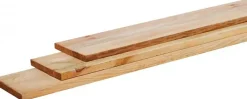 Woodvision grenen plank geschaafd 1.5x14x360 cm geïmpregneerd