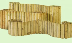 Woodvision grenen rolborder d 5,0x30x250 cm geimpregneerd