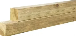 Woodvision grenen vierkante paal geschaafd 8.8x8.8x270 cm geïmpregneerd