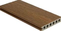 Woodvision Newtechwood hkc co-extrusie dekdeel houtstructuur 2,3x13,8x300 cm teak