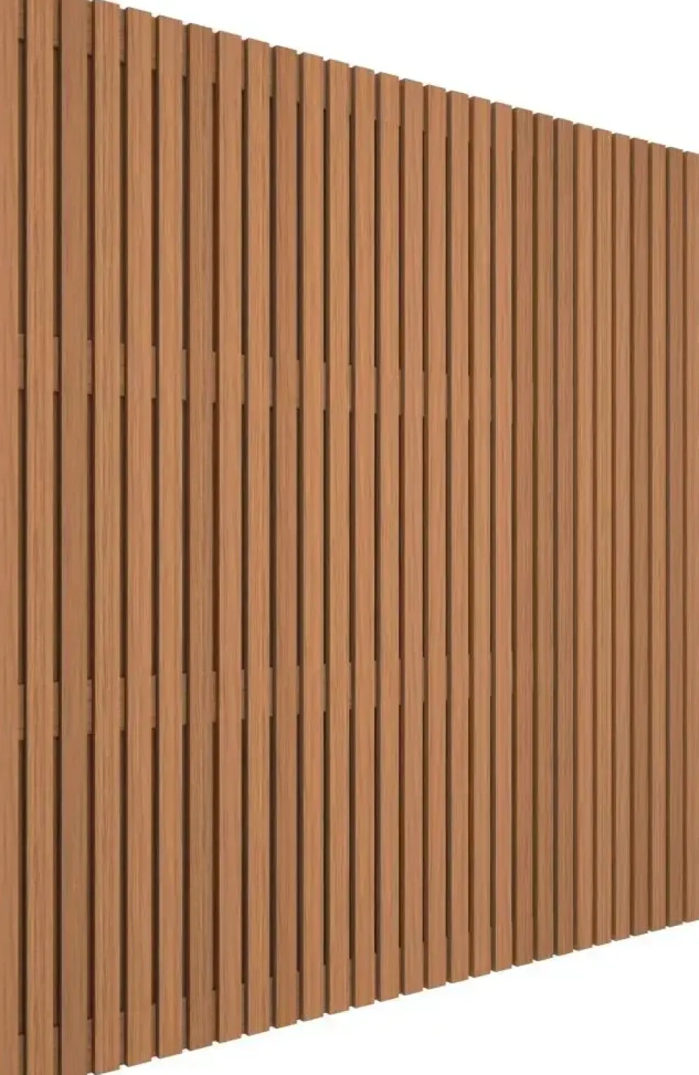 Woodvision thermovision Ayous geschaafd scherm recht horizontaal/verticaal 180x180cm