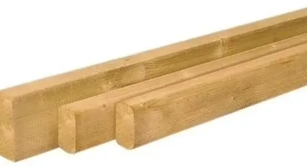 Woodvision vuren regel geschaafd 4.5x4.5x240 cm geïmpregneerd