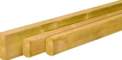 Woodvision vuren regel geschaafd 4.5x4.5x240 cm geïmpregneerd