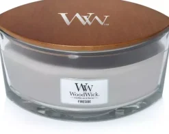 WoodWick ellipse candle fireside