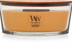 WoodWick ellipse candle golden bourbon