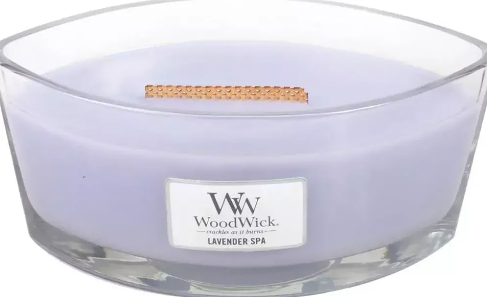 WoodWick ellipse candle lavender spa