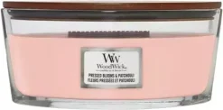WoodWick ellipse candle pressed blooms & patchouli