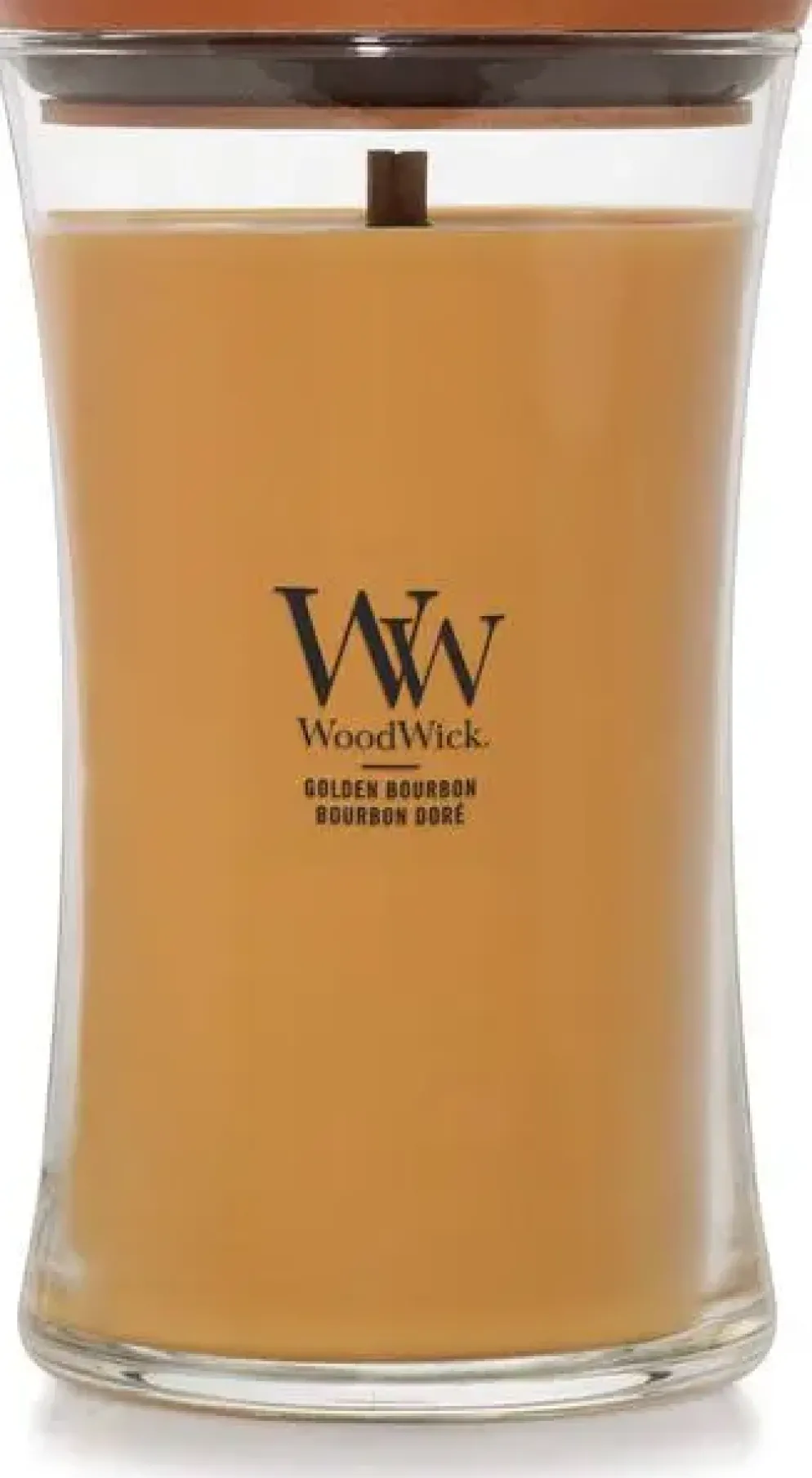 WoodWick large candle golden bourbon