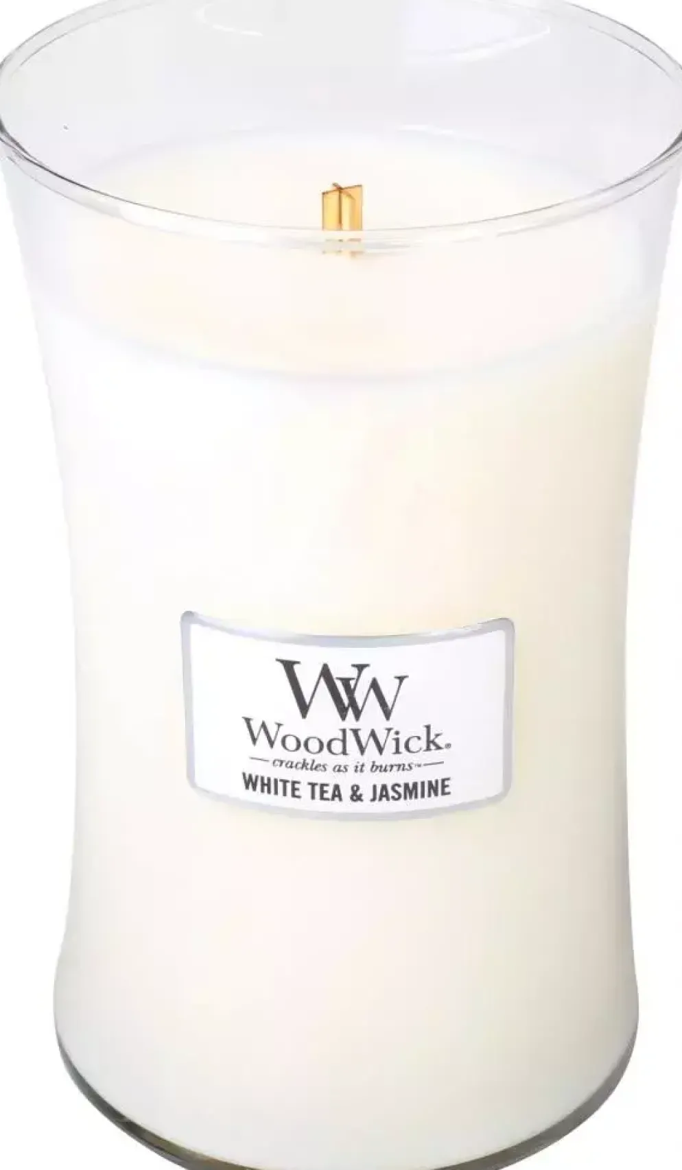 WoodWick large candle white tea & jasmine