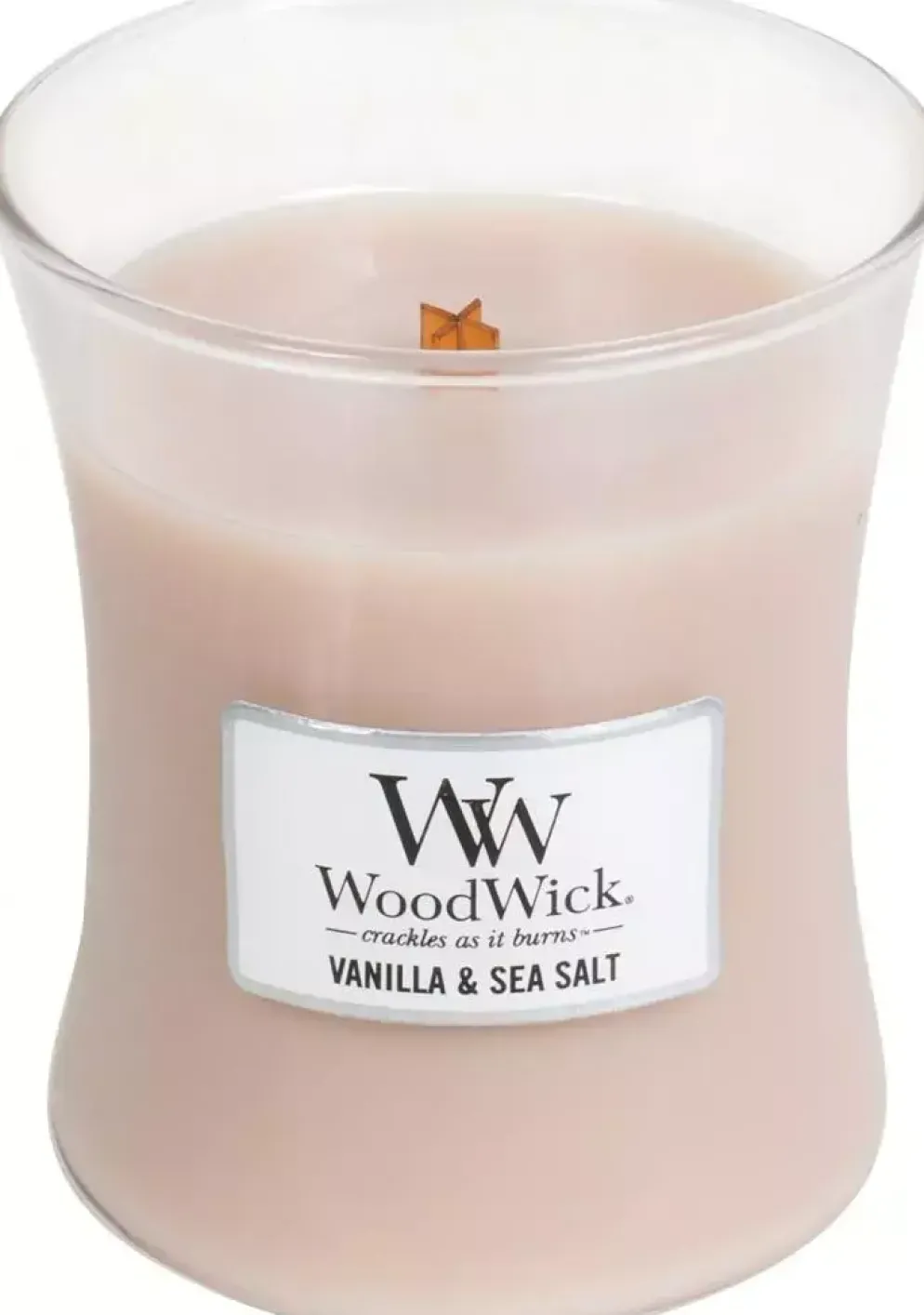 WoodWick medium candle vanilla & sea salt