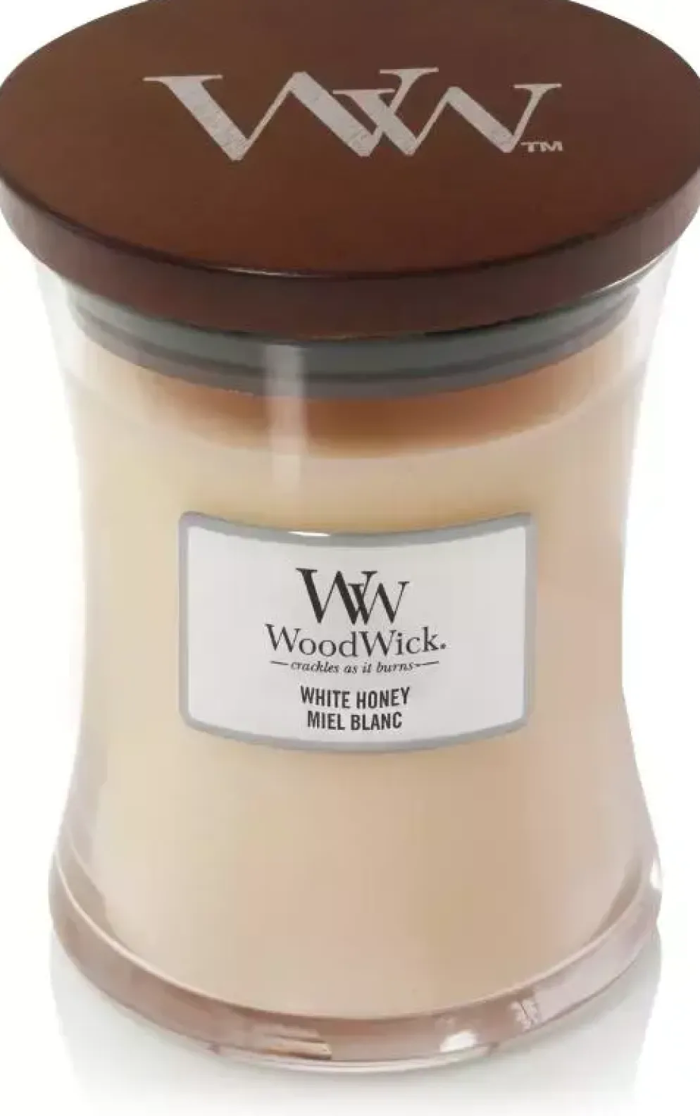 WoodWick medium candle white honey