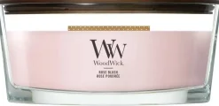 WoodWick Rose Blush ellipse candle