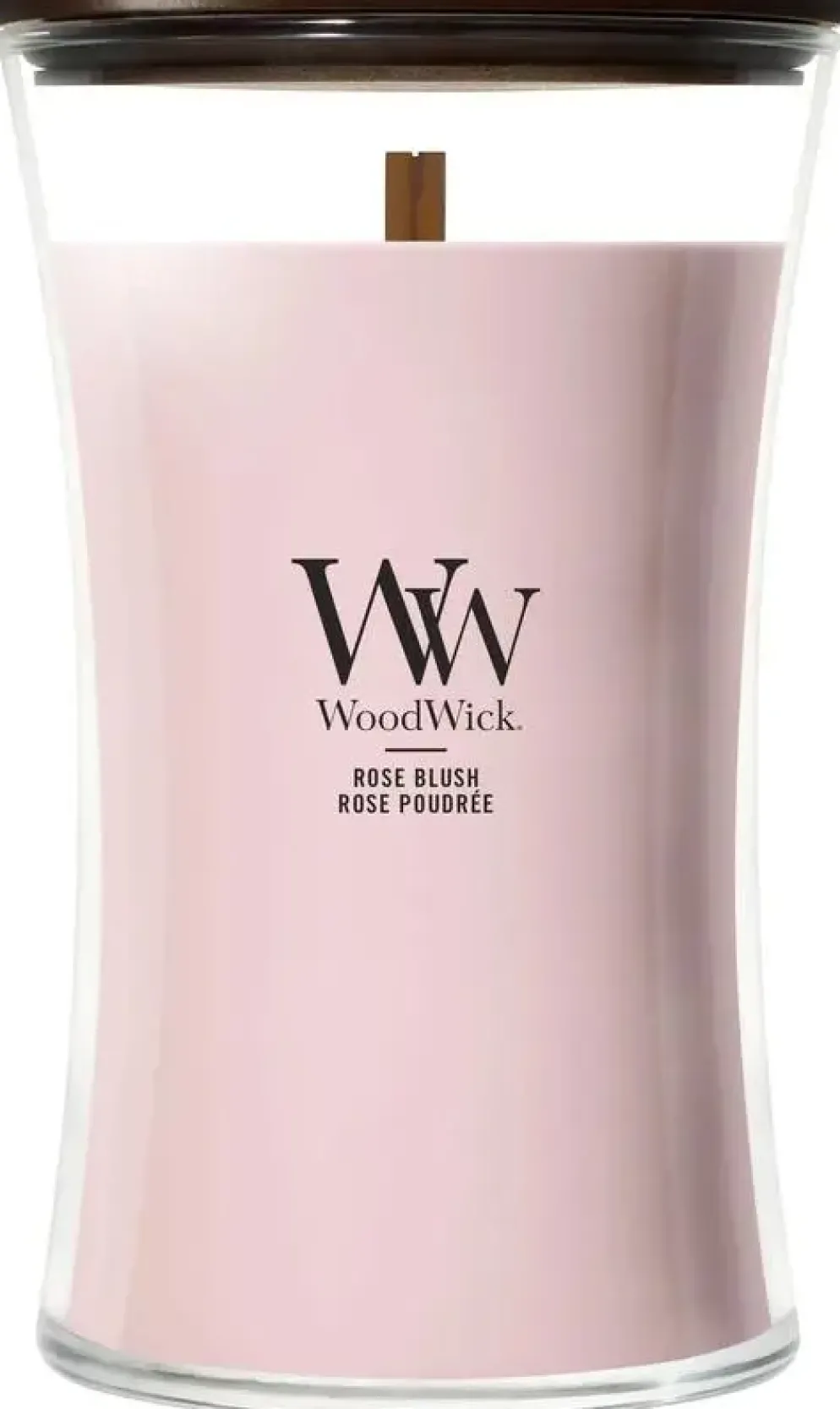 WoodWick Rose Blush large candle