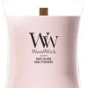 WoodWick Rose Blush medium candle