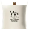 WoodWick Tonka & Almond Milk medium candle