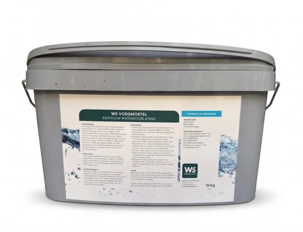 Ws voegmortel easy flow sf basalt 15 kg
