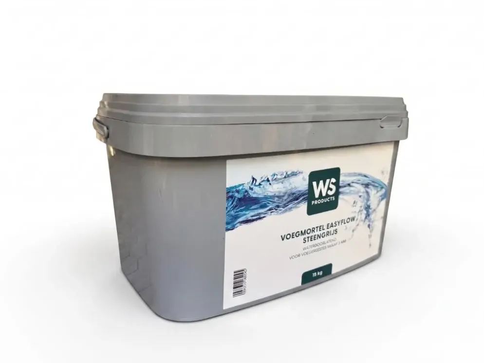 Ws voegmortel easy flow sf steengrijs 15 kg