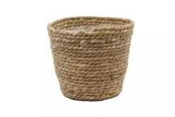 Zeegras plantenmand naturel Ø18x15 cm