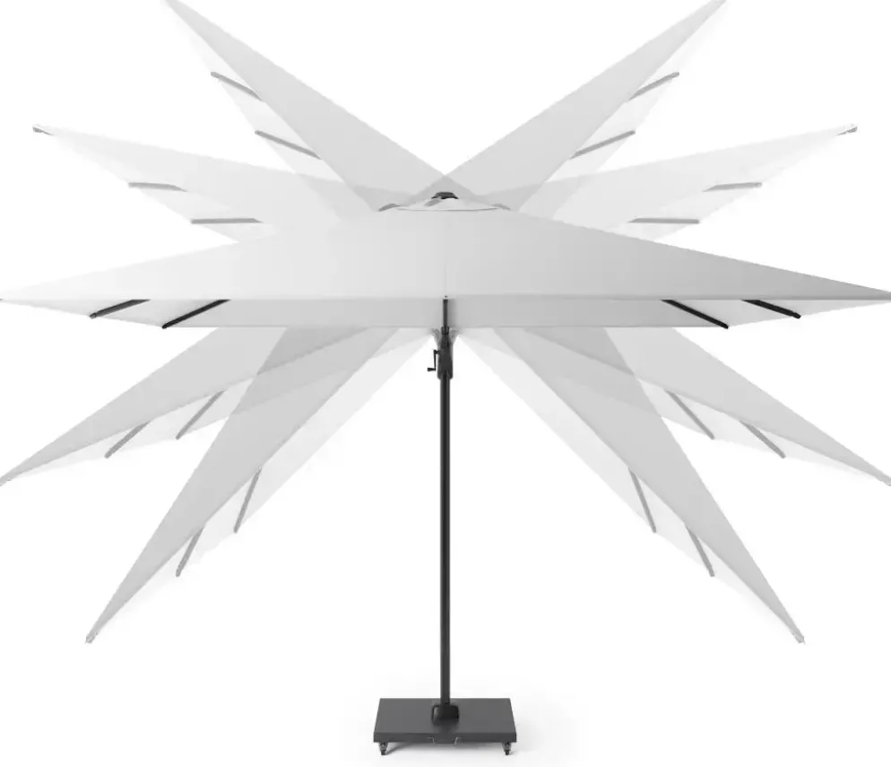 Zweefparasol arizona t2 300x300cm antraciet