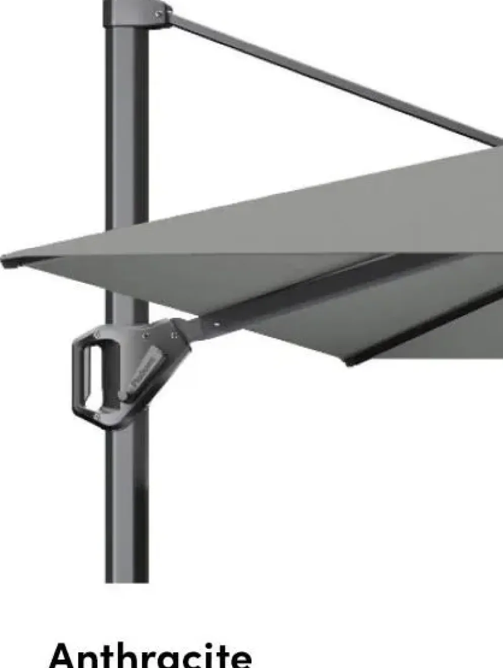 Zweefparasol arizona t2 300x300cm antraciet