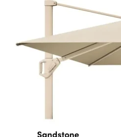 Zweefparasol arizona t2 300x300cm ivoor