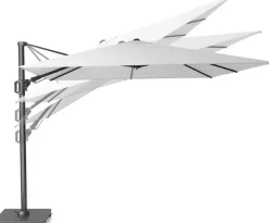 Zweefparasol arizona t2 300x300cm taupe