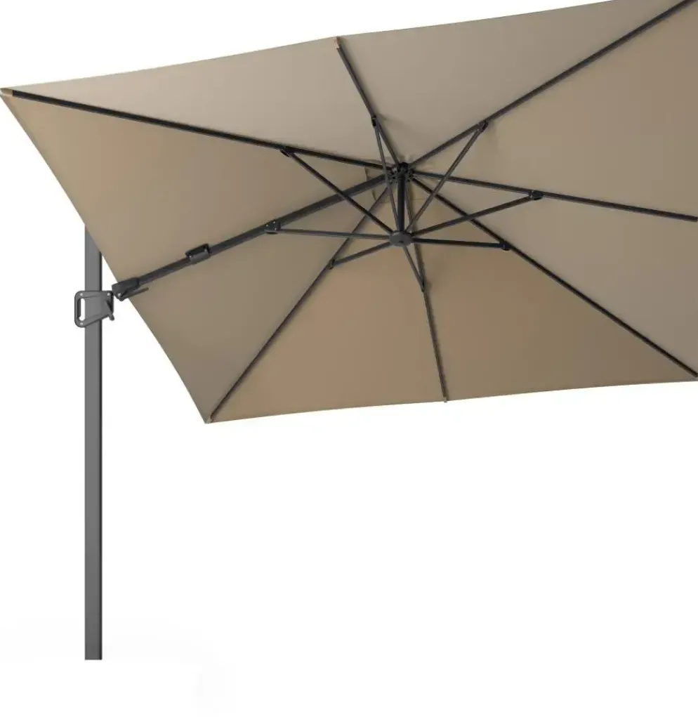 Zweefparasol arizona t2 300x300cm taupe